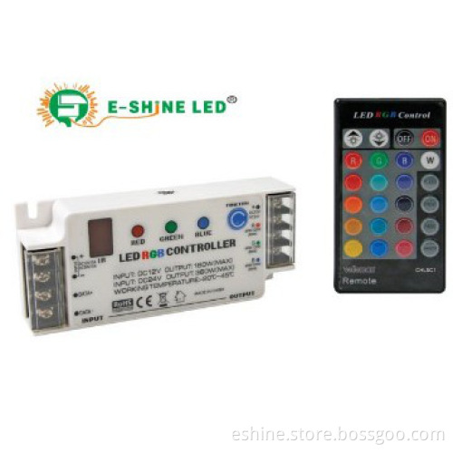 2014 DC12V/24V IR RGB LED Controller with 2years warranty
